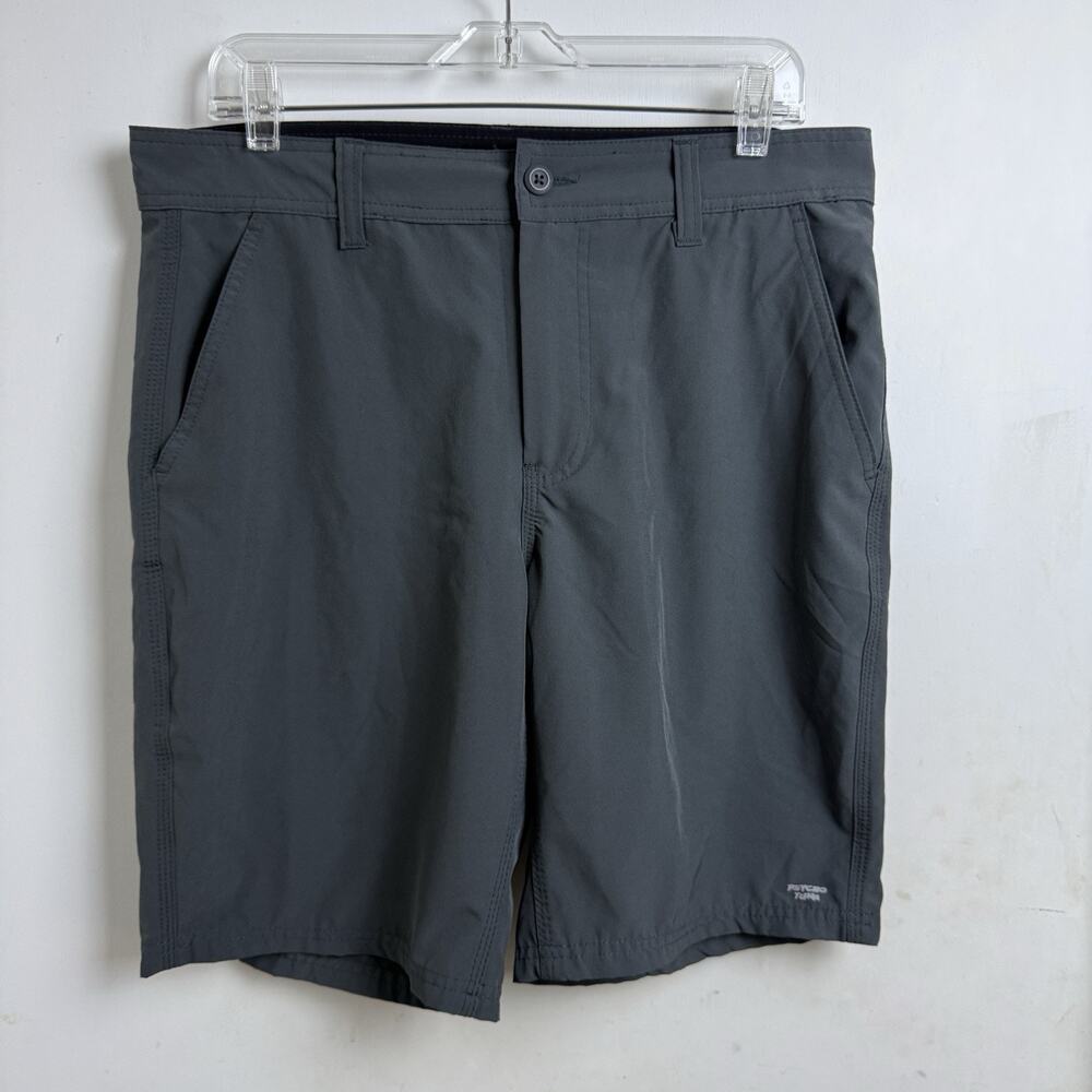 Psycho Tuna Men Performance Shorts Stretch Sz 33 Vacation Boating Outdoor Preppy